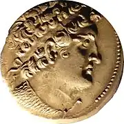 Tétradrachme de Ptolémée VIII, 138-137 AEC. Pavillon Józef Czapski, Cracovie