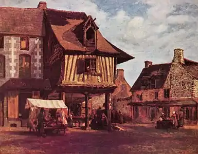 Marché en Normandie (1845-1848), Saint-Pétersbourg, musée de l'Ermitage.