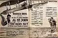 Publicité pour le film The Aero-Nut&nbsp;(en) (1920), avec Al St. John et Bartine Burkett.