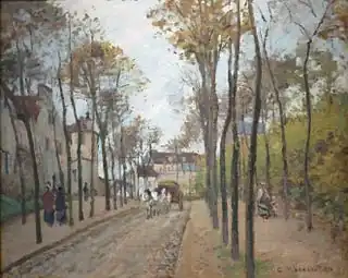Boulevard des Fossés, Pontoise, 1872Norton Simon Museum, Pasadena