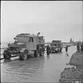 Un véhicule d'assistance Scammell Pioneer en Allemagne en février 1945.