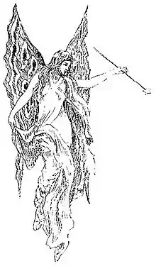 Exemple d'illustration de fée typique des livres pour enfants en Angleterre.