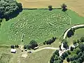 Un autre labyrinthe de maïs près de Cawthorn&nbsp;(en).