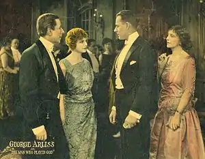 De g. à d. : George Arliss, Ann Forrest, Edward Earle et Effie Shannon, dans La Raison de vivre&nbsp;(en) (1922, poster promotionnel)