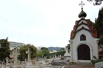 Chapelle funéraire du baron et de la baronne Derwies.