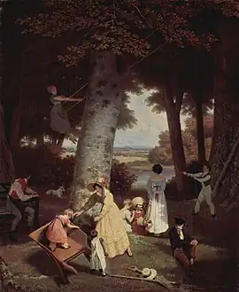 La Place de jeu (1830), Winterthour, musée Oskar Reinhart « Am Stadtgarten ».