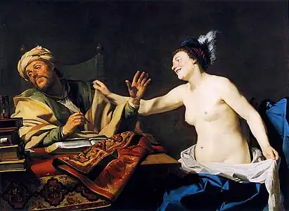 Le Philosophe imperturbable, 1623, Vienne, musée d'Histoire de l'art.