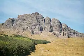 The Storr vu depuis l'est.