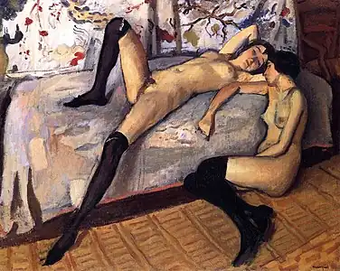 Albert Marquet : Les Deux Amies, 1911, huile sur toile, 60 x 92&nbsp;cm.
