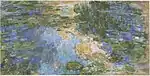 "The Water Lily Pond" (1917-1919) by Claude Monet - Chichu Art Museum (W1896)