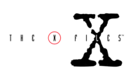 Logotype original de la série X-Files : Aux frontières du réel.