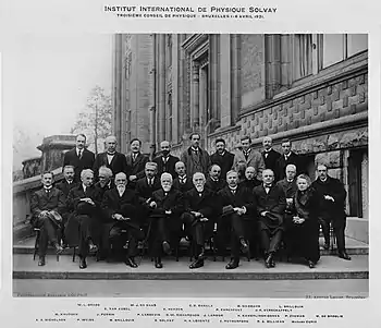 Troisième Congrès Solvay de physique, 1921.