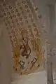 Peinture murale de la Vierge à l'Enfant dans le transept (XVe&nbsp;siècle)