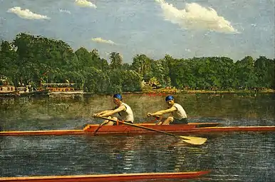 La Course des frères Biglin, 1872National Gallery of Art, Washington
