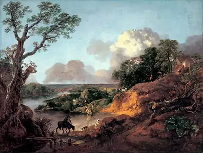 Vue du Suffolk, vers 1755Musée d'art de Saint-Louis
