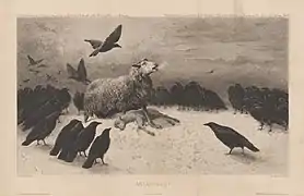 Gravure de Tiburce de Mare.