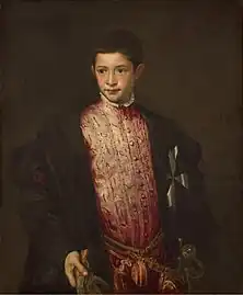 Titien, Portrait de Ranuccio Farnese, 1542.