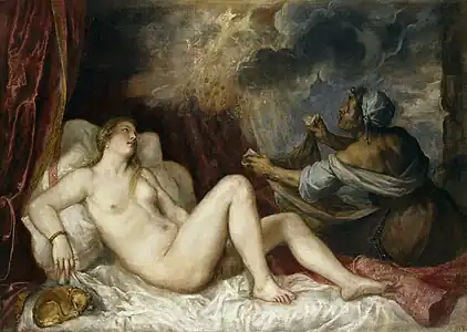 Danaé1553, musée du Prado, Madrid