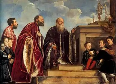 La Famille Vendramin par le Titien (1543-1547)