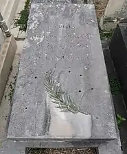 Sépulture de Laure Surville.