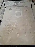 Richard&nbsp;Ier et Richard&nbsp;II, ducs de Normandie, fondateurs de l'abbaye.