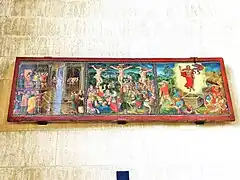 Triptyque dans l'église Notre-Dame.