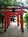 伏見稲荷と鵜ノ目稲荷の鳥居