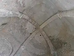 Coupole romane du premier étage.