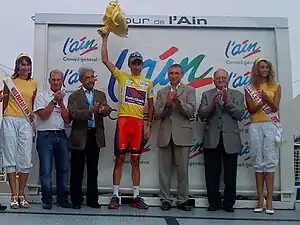 Maillot jaune : Haimar Zubeldia.