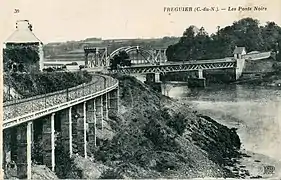 Les Ponts noirs, ponts ferroviaires du début XXe&nbsp;siècle.