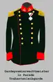 Tenue de parade de sergent-chef (Gardepremierwachtmeister) de la Garde des trabants