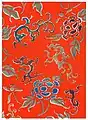 Motif floral. Illustration tirée de la revue d'art Bijutsu Sekai  (Monde de l'Art) (1893-1896)