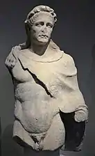 Trajan représenté en Hercule (entre 108 et 113),