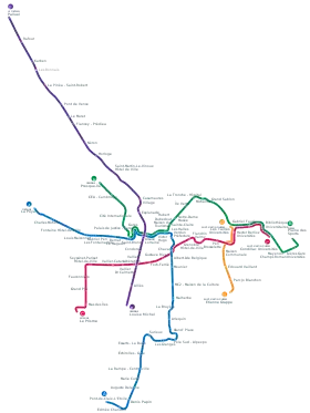 Lignes de tramway grenoble