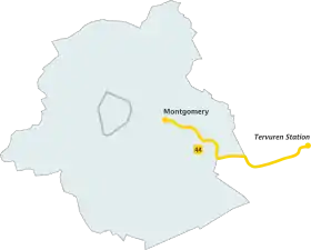 Voir la carte de la ligne.