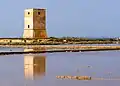 Torre Nubia au  Salina Culcasi de Paceco (Trapani).