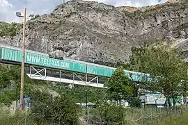 Site de  la descenderie de Saint-Martin-de-la-Porte.