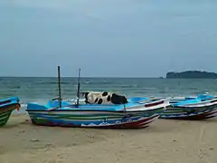 Trinquemalay, la plage des pêcheurs.