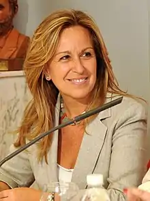 Portrait de Trinidad Jiménez en 2010.