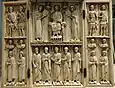 Triptyque Harbaville, ivoire, milieu du Xe siècle, Constantinople, musée du Louvre.
