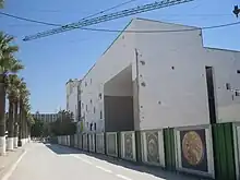 Vue extérieure du musée en travaux en août 2010.