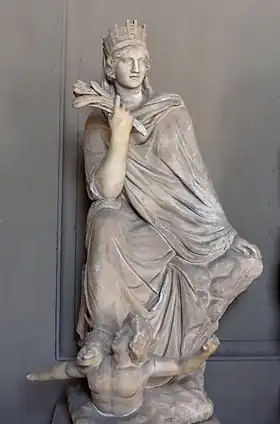 La Tyché d'Antioche. Marbre, copie romaine d'un original grec en bronze du Ier&nbsp;siècle&nbsp;av. J.-C.