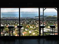 Vue depuis le restaurant.