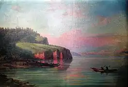 Tyr sur la rivière Amour, Iegor Meïer.