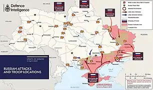 Situation les 14 et 15 avril 2022