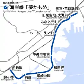 Voir la carte de la ligne.