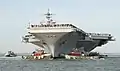 L'USS George H. W. Bush de retour à Norfolk en 2011.