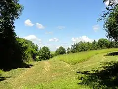 Paysage de l'ancienne route de Mouy.