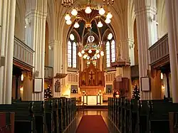 L'intérieur de l'église