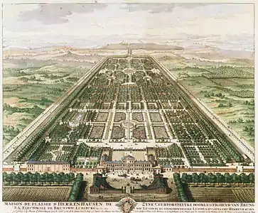 Palais de Herrenhausen à Hanovre(fin du XVIIe&nbsp;siècle)